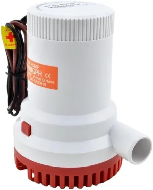 2000gph Boat Bilge Pump 24v High Pressure Bilge Pump 24 V DC 12v Rules Hydro 2000 GPH 12 Volt Accessories Marine(24v Pump 2000GPH)