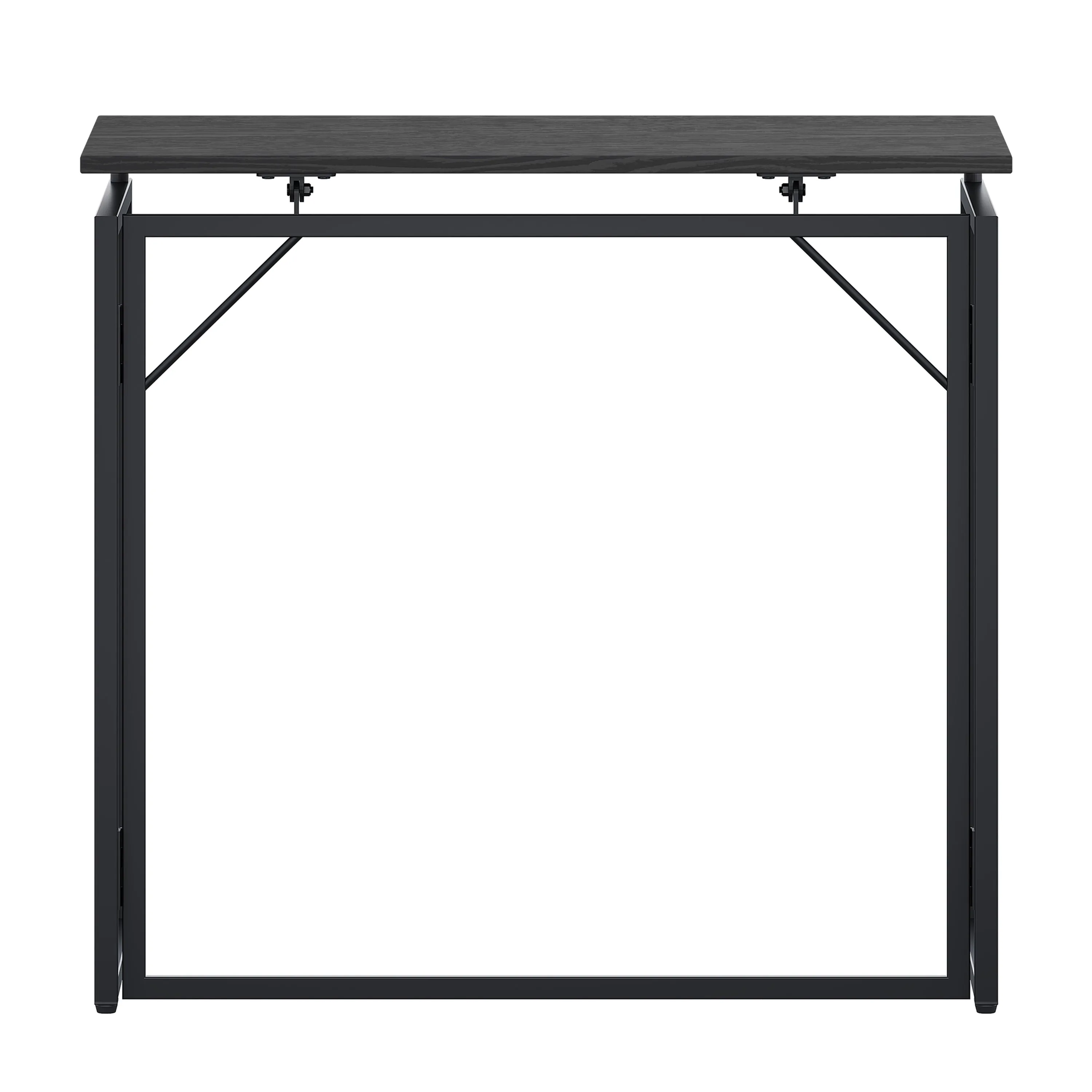 31.5” Folding Desk for Small Spaces, No Assembly Required