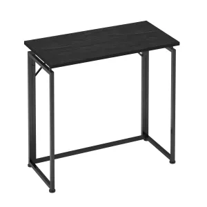 31.5” Folding Desk for Small Spaces, No Assembly Required