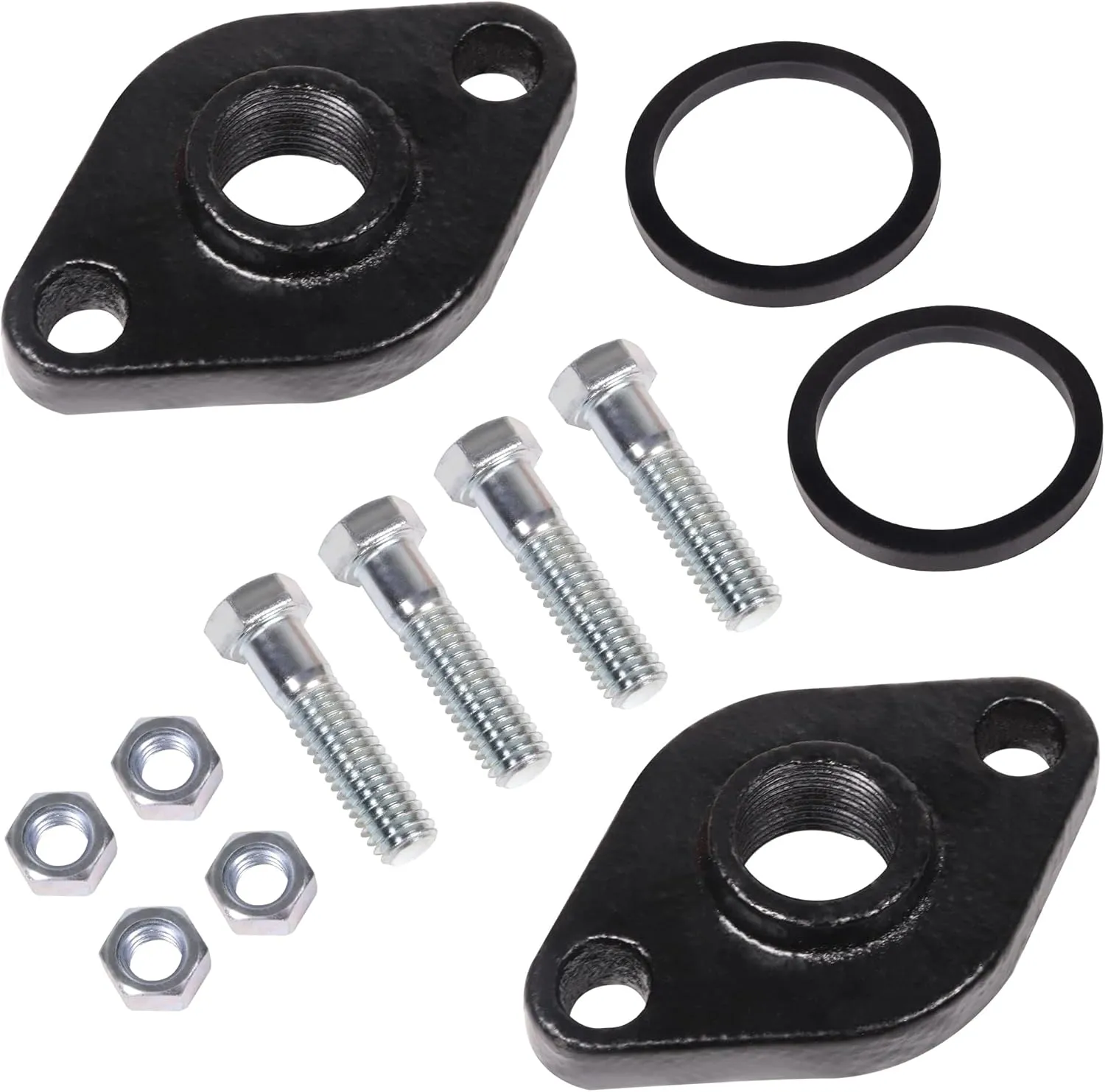 3/4" Cast Iron Flange Set Replace 519601 for Grundfos UP Circulating Pumps (Pack of 2)