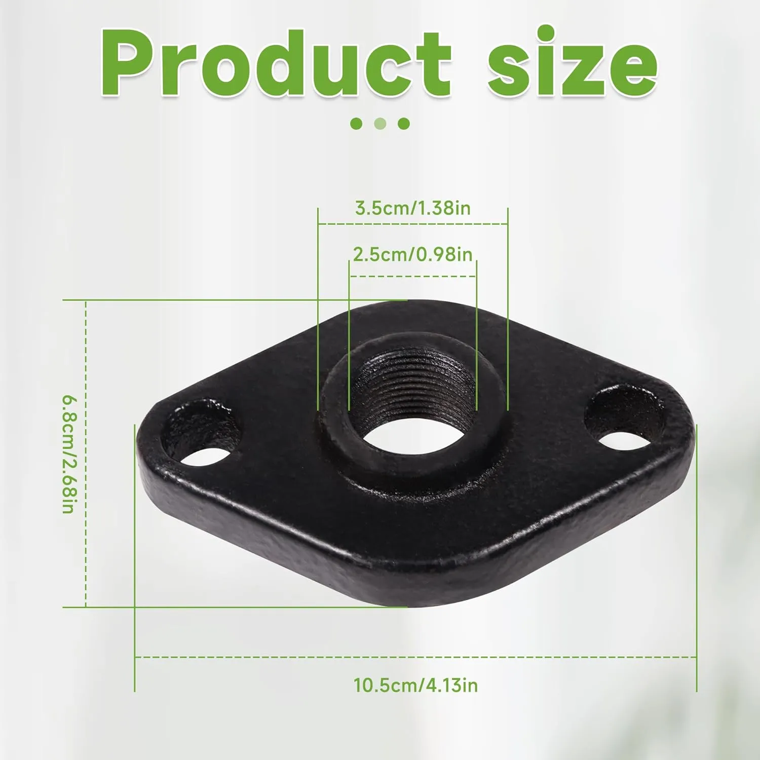 3/4" Cast Iron Flange Set Replace 519601 for Grundfos UP Circulating Pumps (Pack of 2)