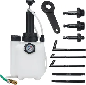 3L Transmission Fluid Pump Transmission Oil Pump Extractor Manual Oil Pump/Oil Filling Filler S ystem Tool with 8Pcs Adapters