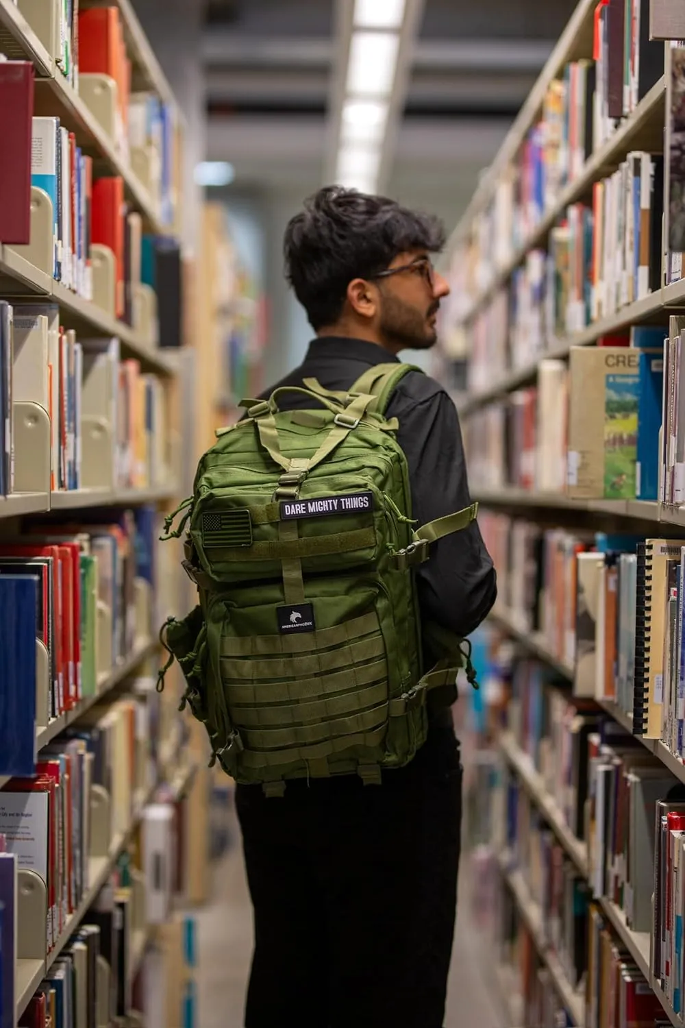 45L Elite Tactical Backpack | 3X Stronger Work & Military Backpack | Water Resistant and Heavy Duty | 3 Day MOLLE Bug Out Bag (Olive Green)