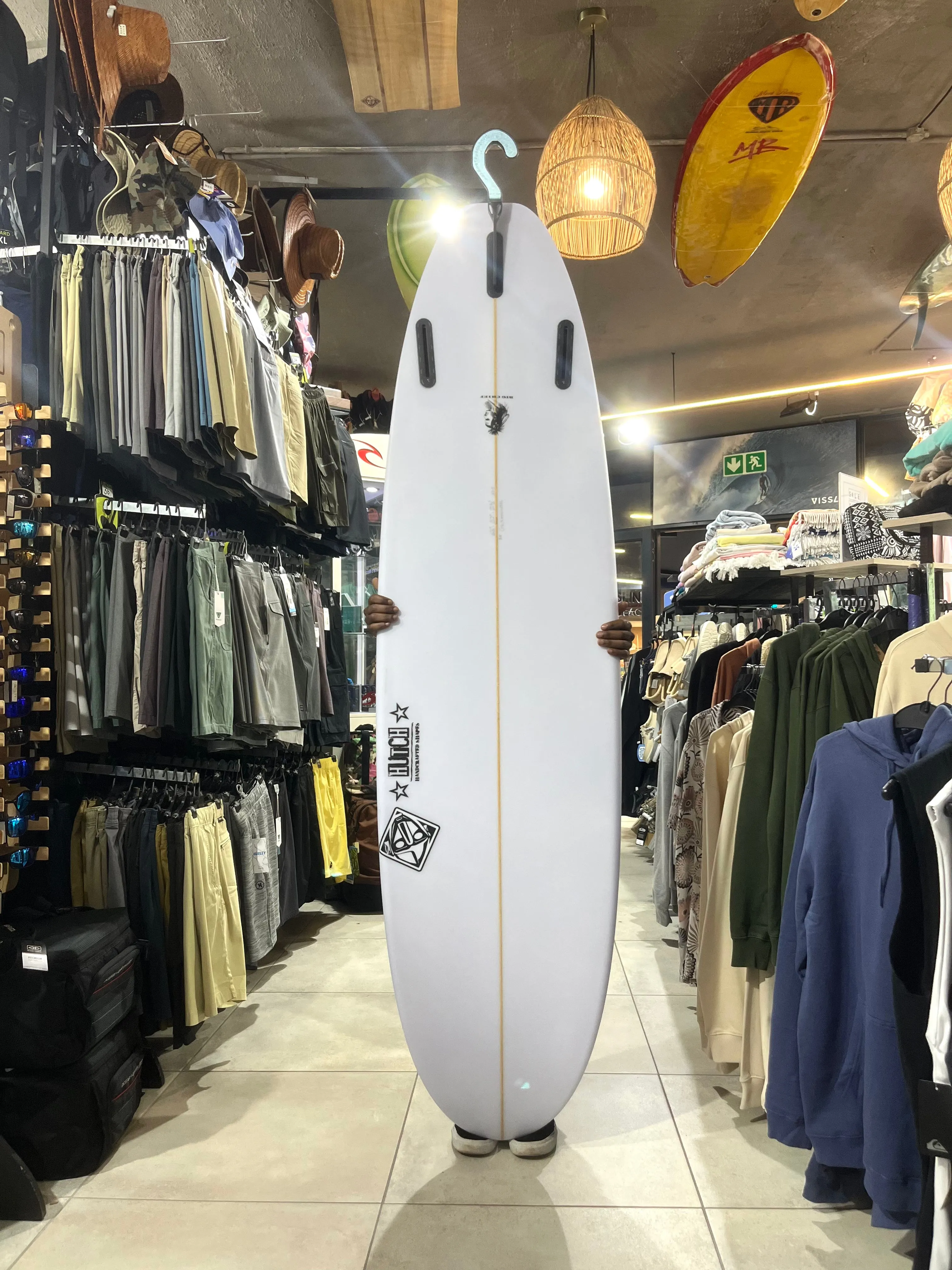 6' 6" X 20" X 2 1/2" (37.5L) Hutchison Handcrafted Minimal Big Chief HHB3441