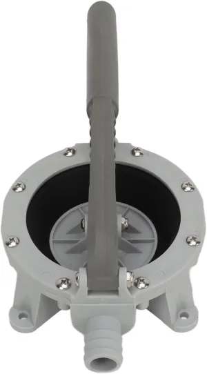 720 GPH Hand Diaphragm Pump, Lightweight Plastic Manual Water Transfer Pump for Ships Kayaks Canoes Speedboats with 25mm Hose Diameter Self Priming Marine Bilge Pump