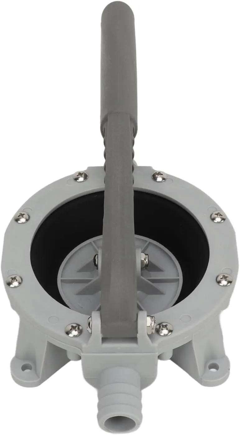 720 GPH Hand Diaphragm Pump, Lightweight Plastic Manual Water Transfer Pump for Ships Kayaks Canoes Speedboats with 25mm Hose Diameter Self Priming Marine Bilge Pump