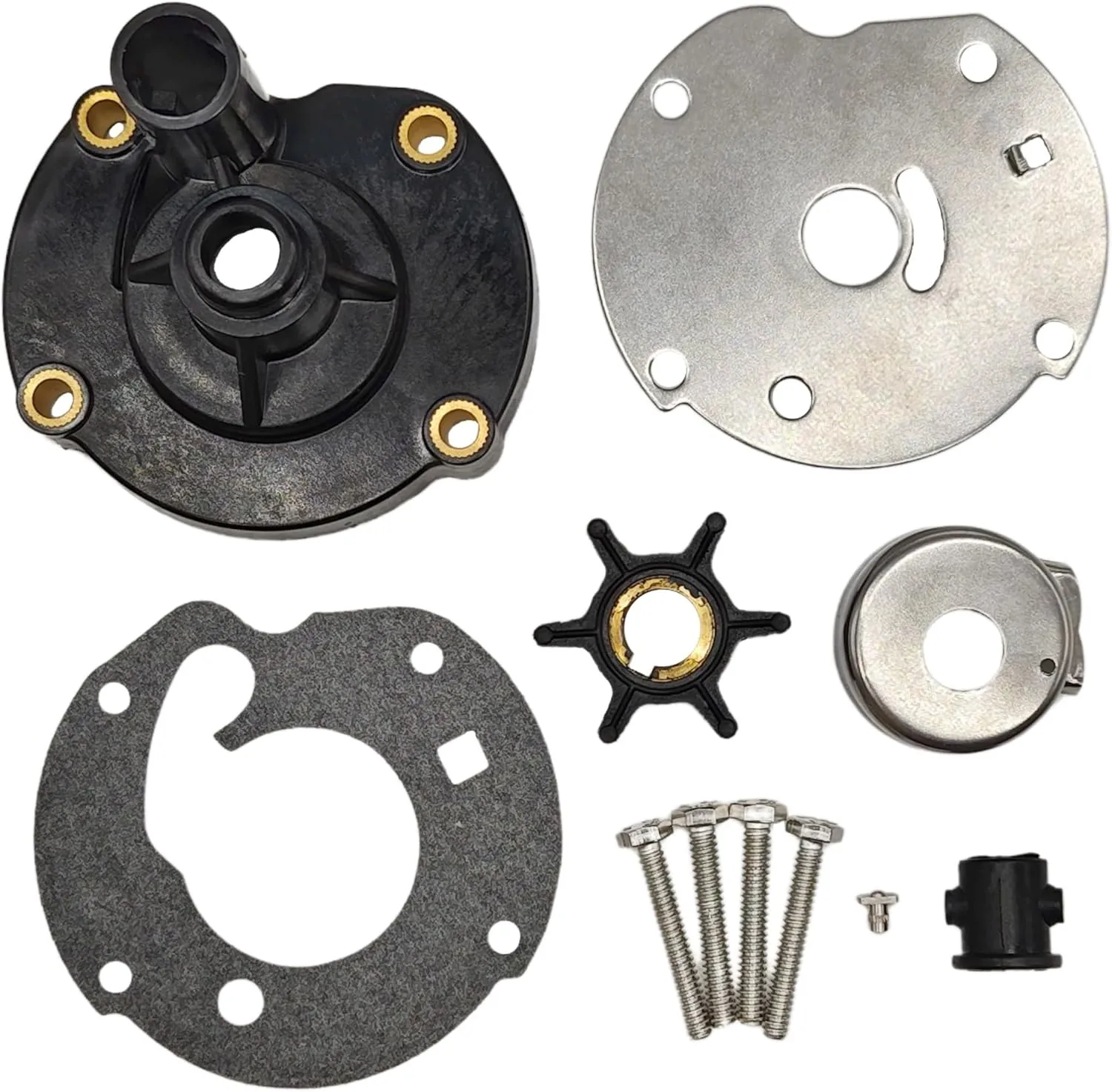 763758 Water Pump Impeller Kit for Evinrude Johnson OMC 5.5 6 7.5 HP Outboard Engine 778166