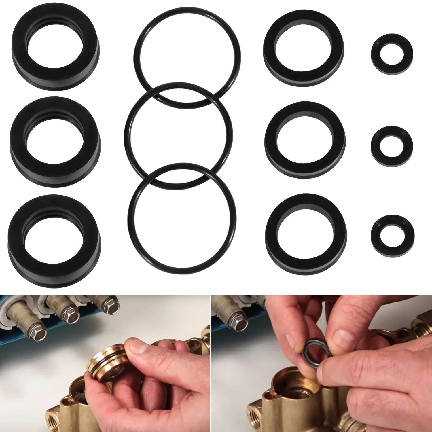 76975 Seal Kit for Cat Pump for 4DNX Pumps 4DNX25GSI 4DNX27GSI (12pcs)