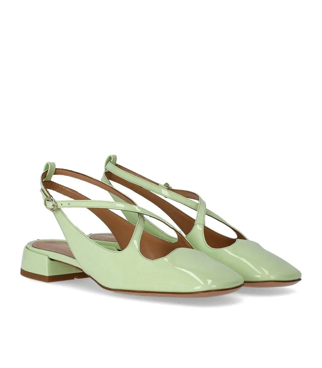 A.Bocca Two For Love Light Green Slingback Pump