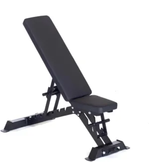 Adjustable Bench [Bells of Steel] Buzz Saw Flat Incline Decline Weight Bench, up to 6 Incline Angles, Foldable Lifting Bench for Easy Storage - 11 Gauge Steel, 1000lb Capacity