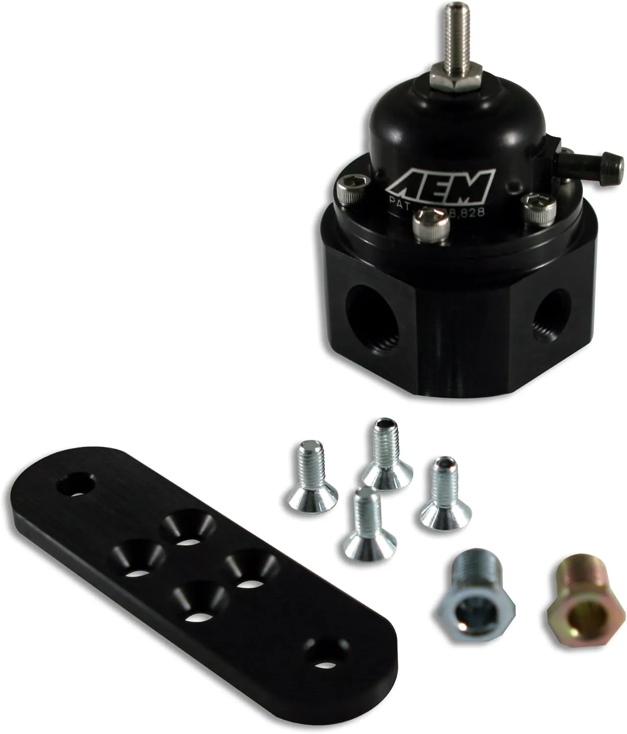 AEM 25-302BK Black High Volume Adjustable Fuel Pressure Regulator