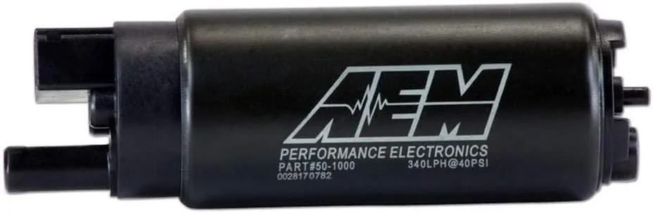 AEM 50-1000 High Flow In-Tank Fuel Pump, Black, 4.055 x 1.535 x 1.535 inches