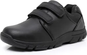 Ahannie Boys School Shoes Kids Oxford Uniform Black Dress Shoes