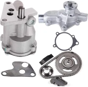 Aintier High Volume Oil Pump,Timing Chain Kit,Water Pump for 1991-2000 for Jeep Cherokee 2.5L;1991-1992 for Jeep Comanche 2.5L