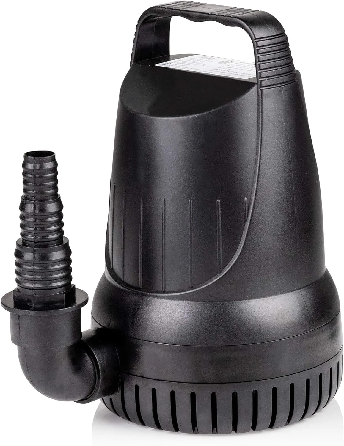 Alpine Corporation Submersible 3100 GPH Fountain Hurricane Pump for Large Fountains and Birdbaths Outdoor Décor Accessory