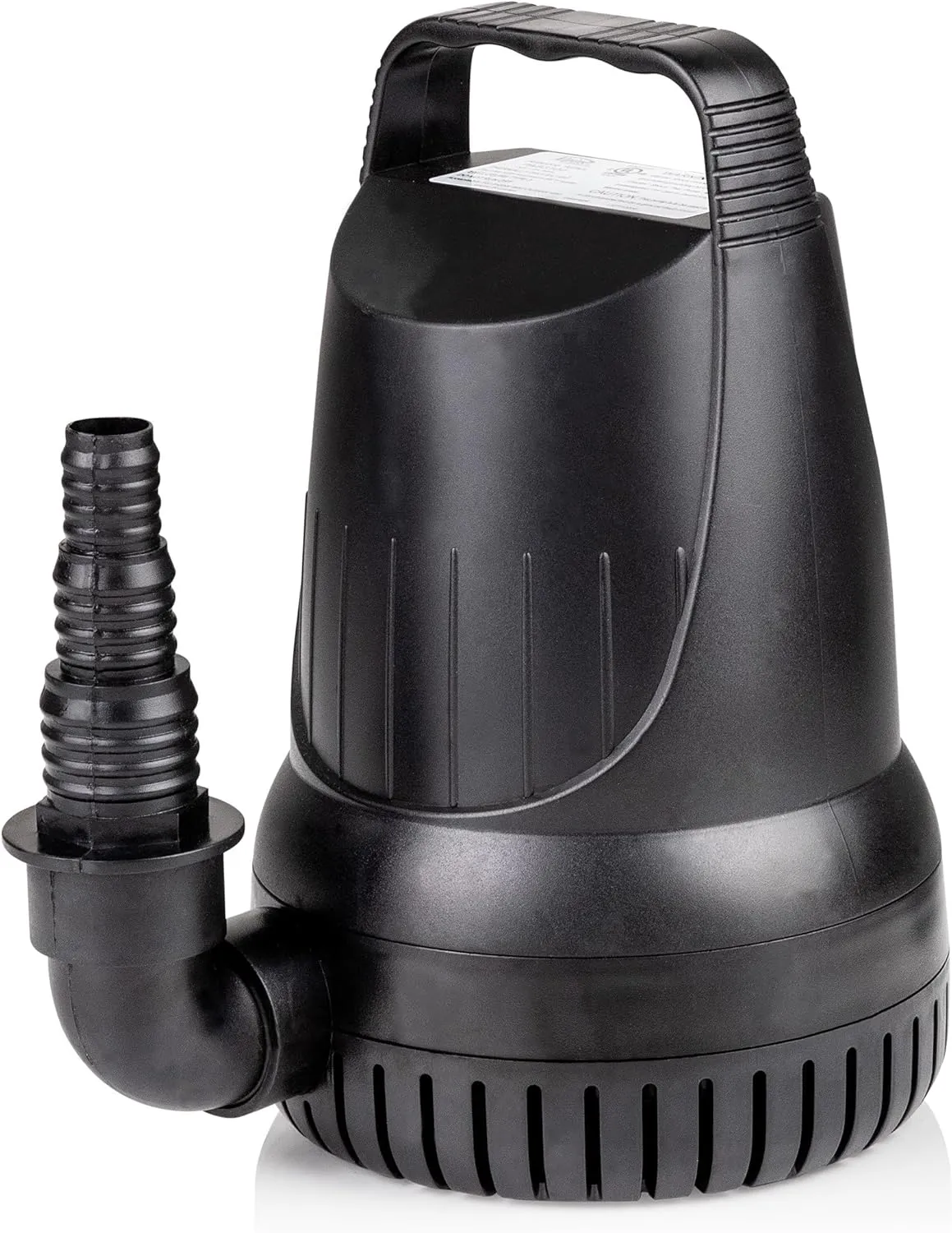 Alpine Corporation Submersible 3100 GPH Fountain Hurricane Pump for Large Fountains and Birdbaths Outdoor Décor Accessory