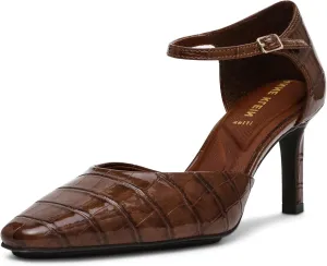 Anne Klein Womens Rosalind Adjustable Patent Ankle Strap