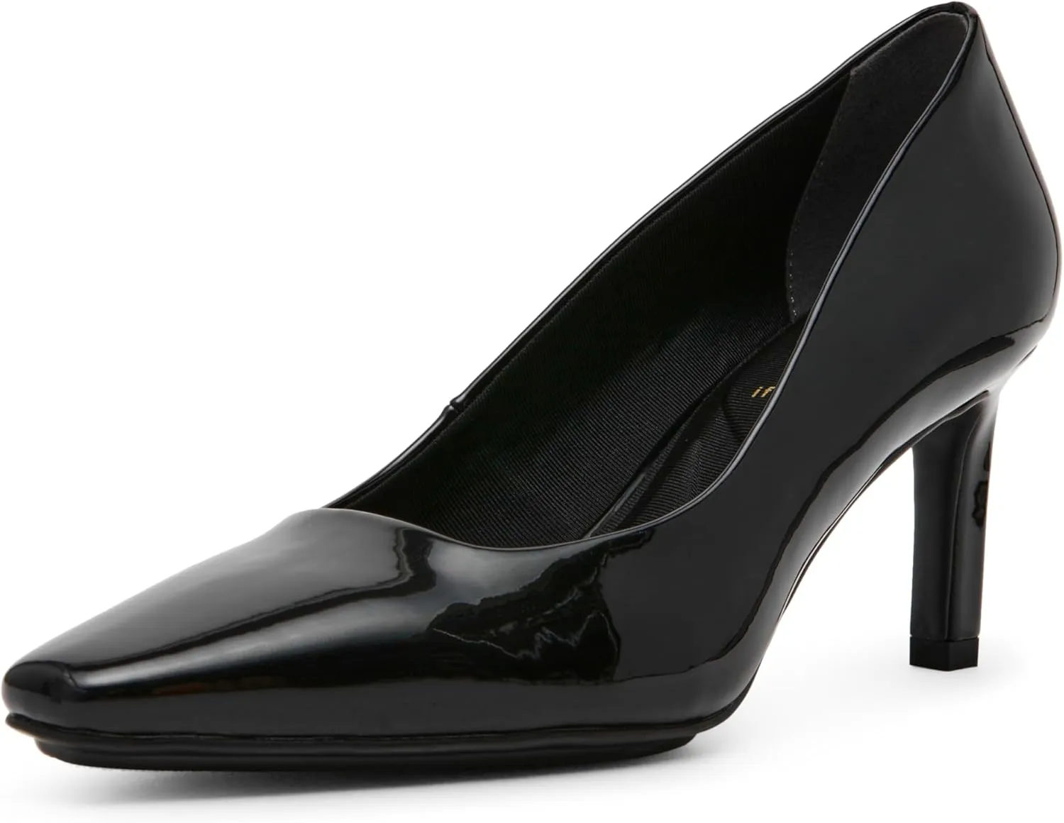 Anne Klein Womens Ruthie Textured Patent Pumps