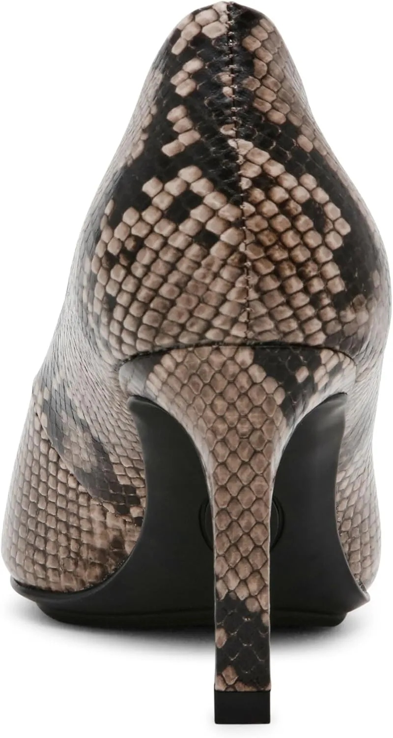 Anne Klein Womens Ruthie Textured Patent Pumps