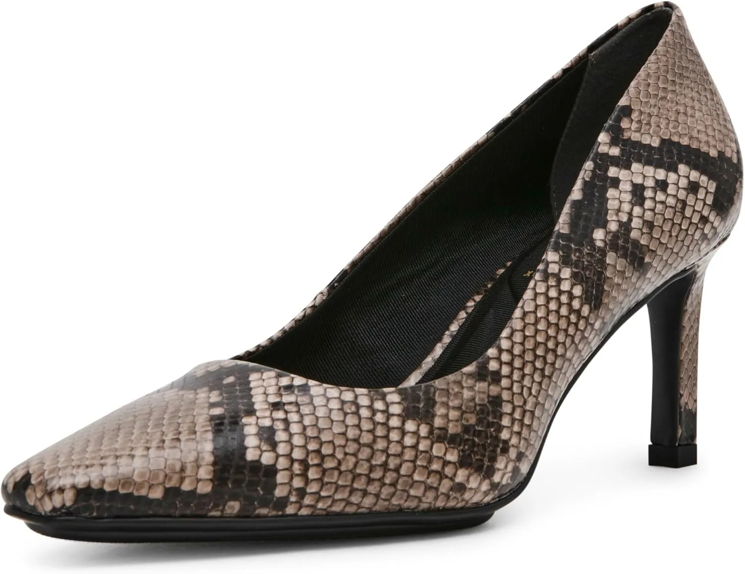 Anne Klein Womens Ruthie Textured Patent Pumps