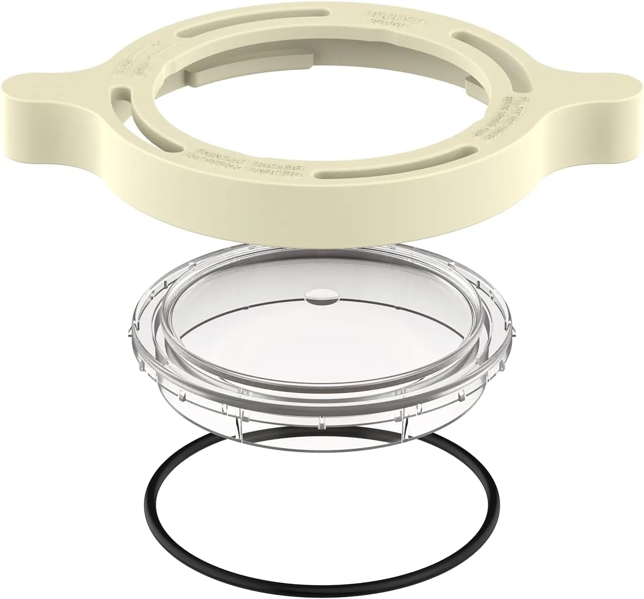ANTOBLE 350090 Clamp and 350091 Pump Lid with O-Ring Pool Pump Locking Ring Replacement Parts for Pentair SuperFlo SuperMax Inground Pool and Spa Pumps