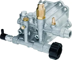 AR Annovi Reverberi SRMV24G28D-EZ Replacement Pump. 2800 PSI, 2.4 GPM, 193 Max Bar, Easy Start Valve, Thermal Relief Valve, Detergent Outlet, Brass Unloader. Replacement Residential Pump.