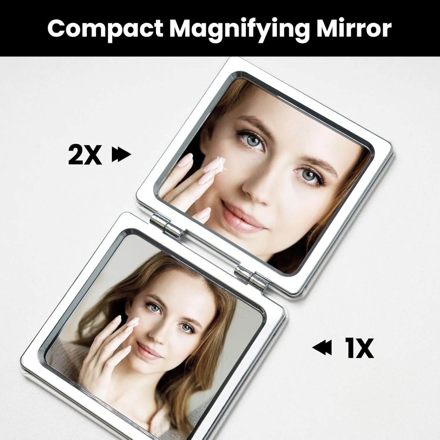 Army Digital Camouflage Portable Pocket Cosmetic Mirror-Compact and Light, It is A Necessary Thing to Go Out for Beauty and Makeup