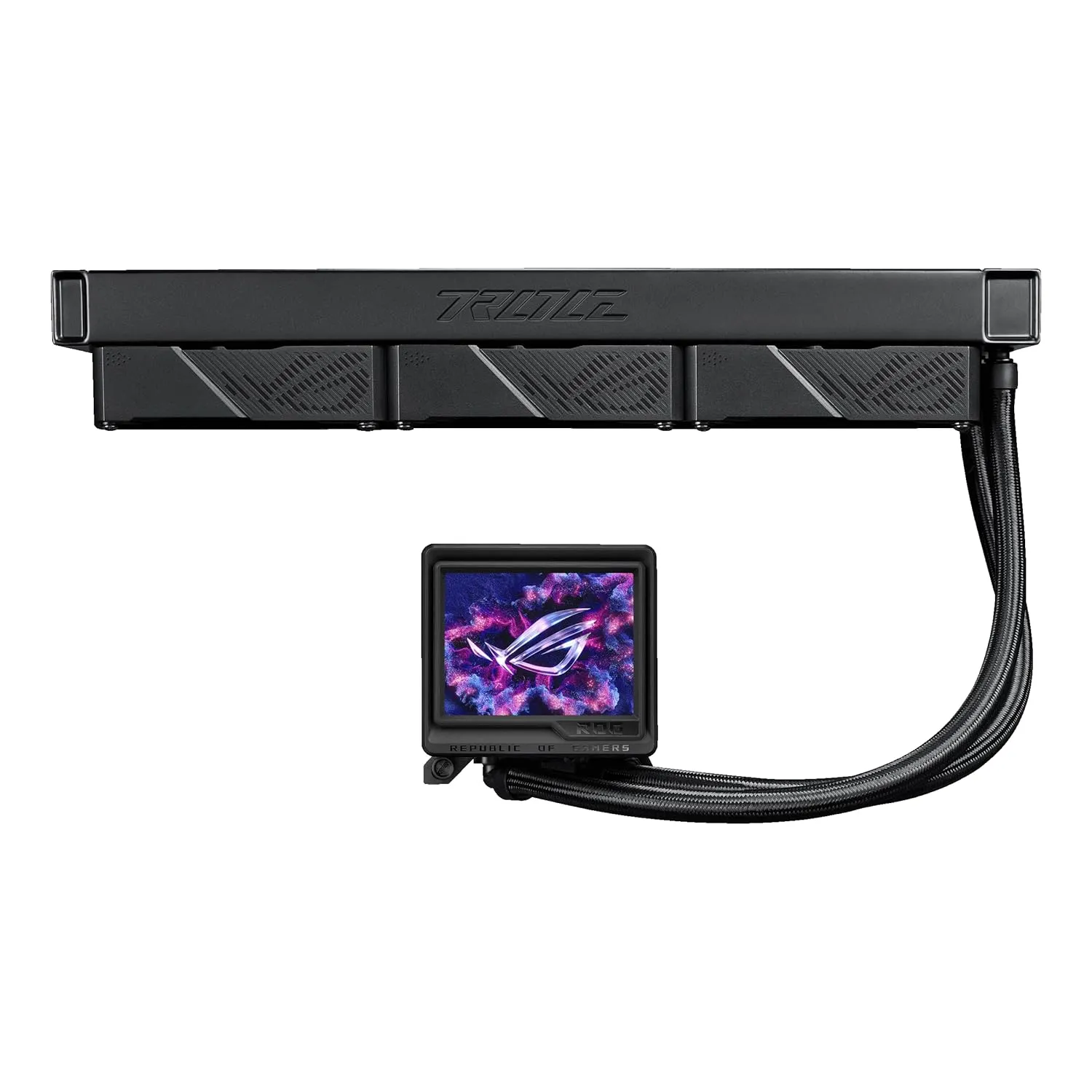 ASUS ROG RYUYJIN III 360 ARGB Extreme All-in-one AIO CPU Liquid Cooler, AMD Ryzen 9000 & Intel Core Ultra Ready, Asetek Gen8 V2 Pump; high Airflow & Static Pressure Magnetic Fans