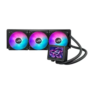 ASUS ROG RYUYJIN III 360 ARGB Extreme All-in-one AIO CPU Liquid Cooler, AMD Ryzen 9000 & Intel Core Ultra Ready, Asetek Gen8 V2 Pump; high Airflow & Static Pressure Magnetic Fans