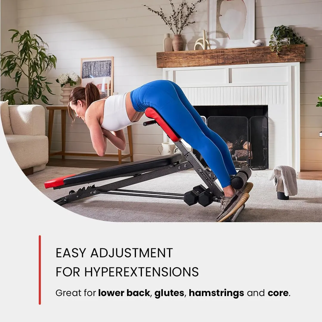 Back Plug-and-play Form Weight Perfect Roman Chair Bench Finer Gym Your Bench Sit-Ups! Multi-Functional Home Press, with and the Autumn sale – Exercises, Adjustable for Transform Hyperextensions,