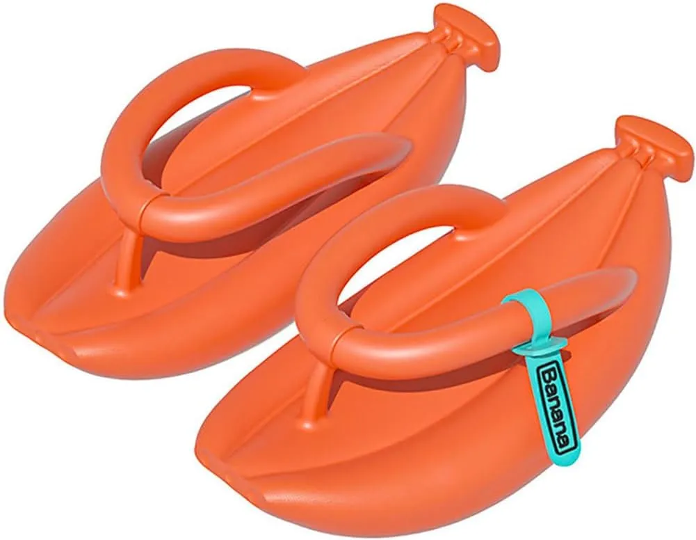 Banana Slippers Banana Sandals Slides Slippers Non-slip Shower Shoes EVA Unisex Flip
