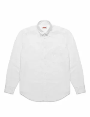 BARACUTA WASHED OXFORD SHIRT WHITE