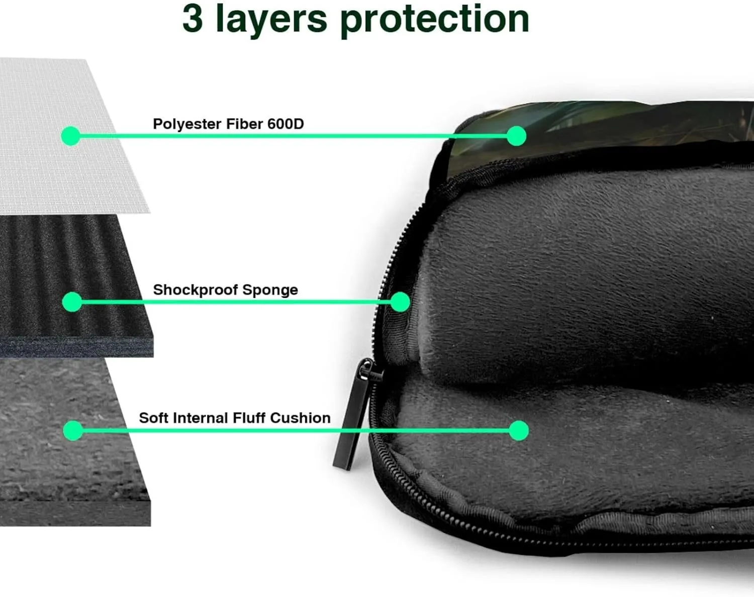 Beaver Print Work Casual Office Laptop Shoulder Messenger Bag 13 inch 14 inch 15.6 inch