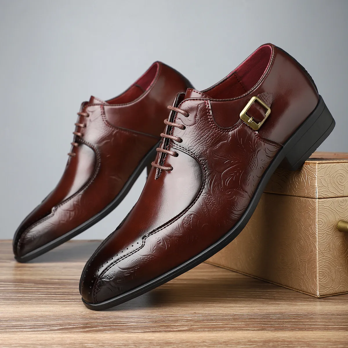 Bellagio Embossed Oxford Shoes