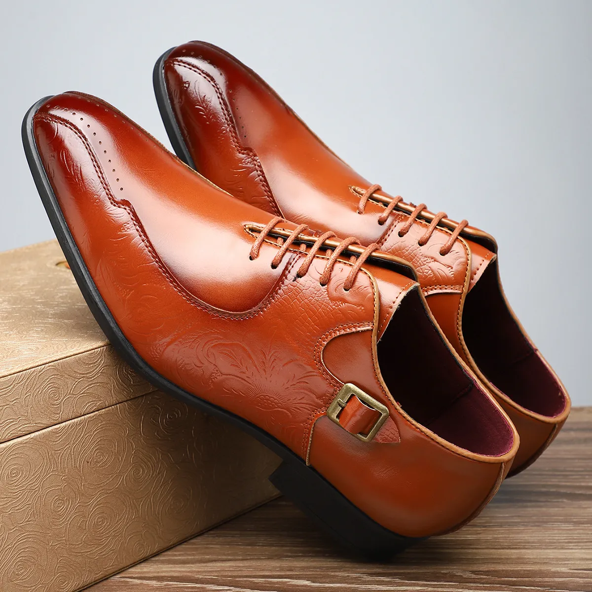 Bellagio Embossed Oxford Shoes