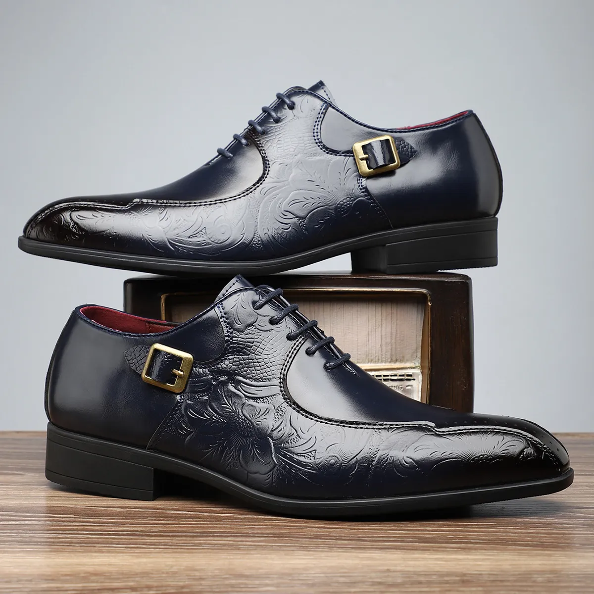Bellagio Embossed Oxford Shoes