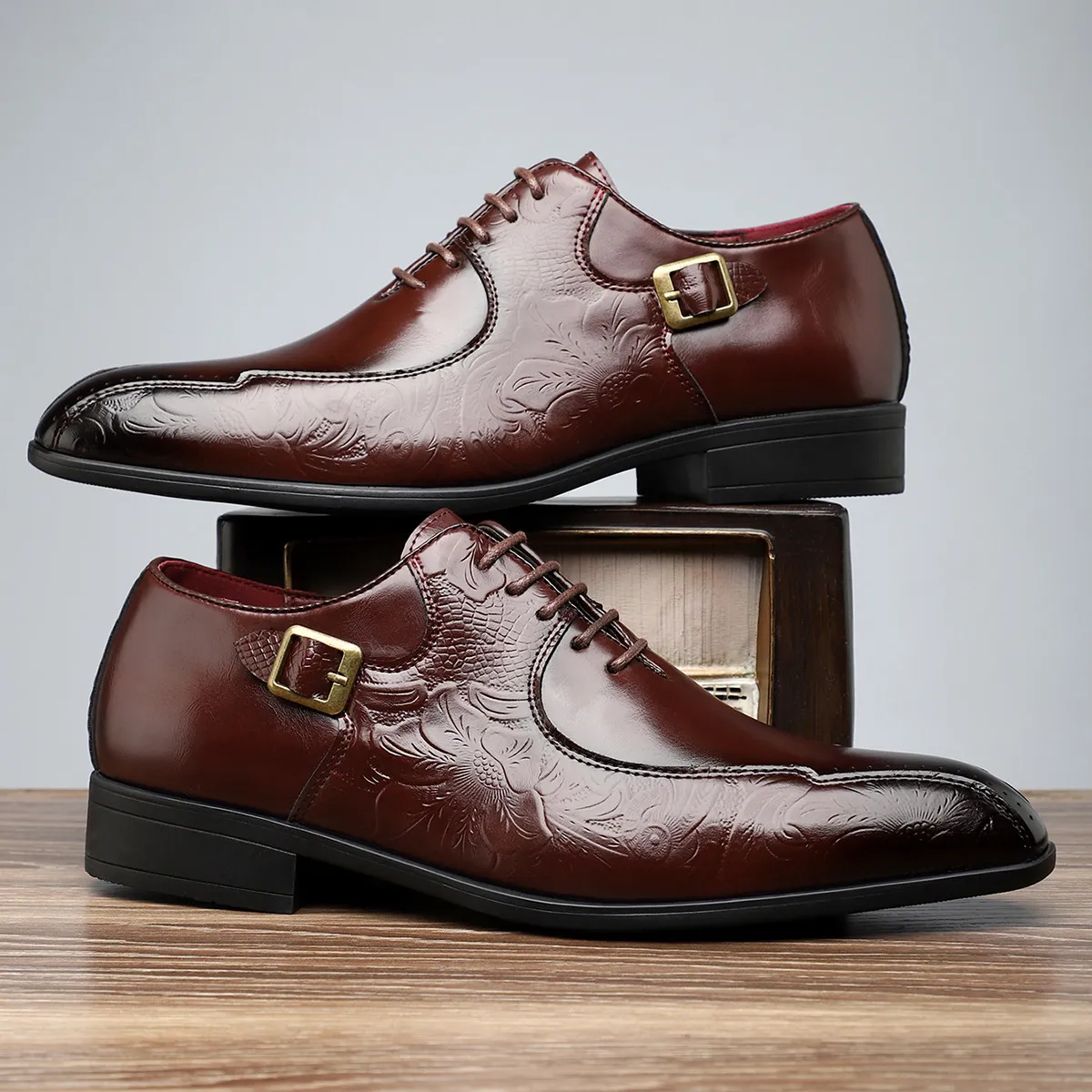 Bellagio Embossed Oxford Shoes