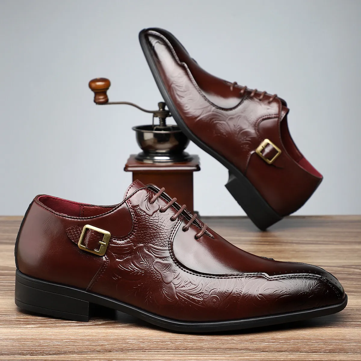 Bellagio Embossed Oxford Shoes