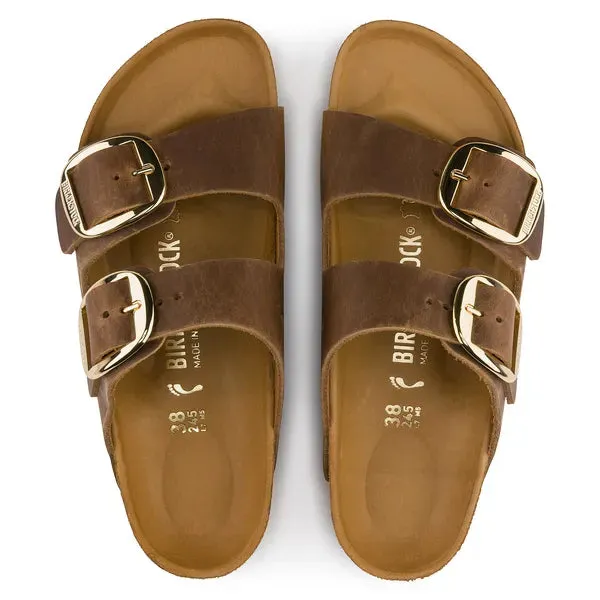 BIRKENSTOCK - 1011073 ARIZONA BIG BUCKLE MULE - TAN LEATHER