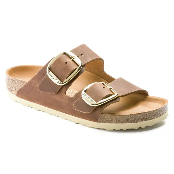 BIRKENSTOCK - 1011073 ARIZONA BIG BUCKLE MULE - TAN LEATHER