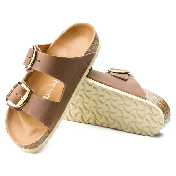 BIRKENSTOCK - 1011073 ARIZONA BIG BUCKLE MULE - TAN LEATHER