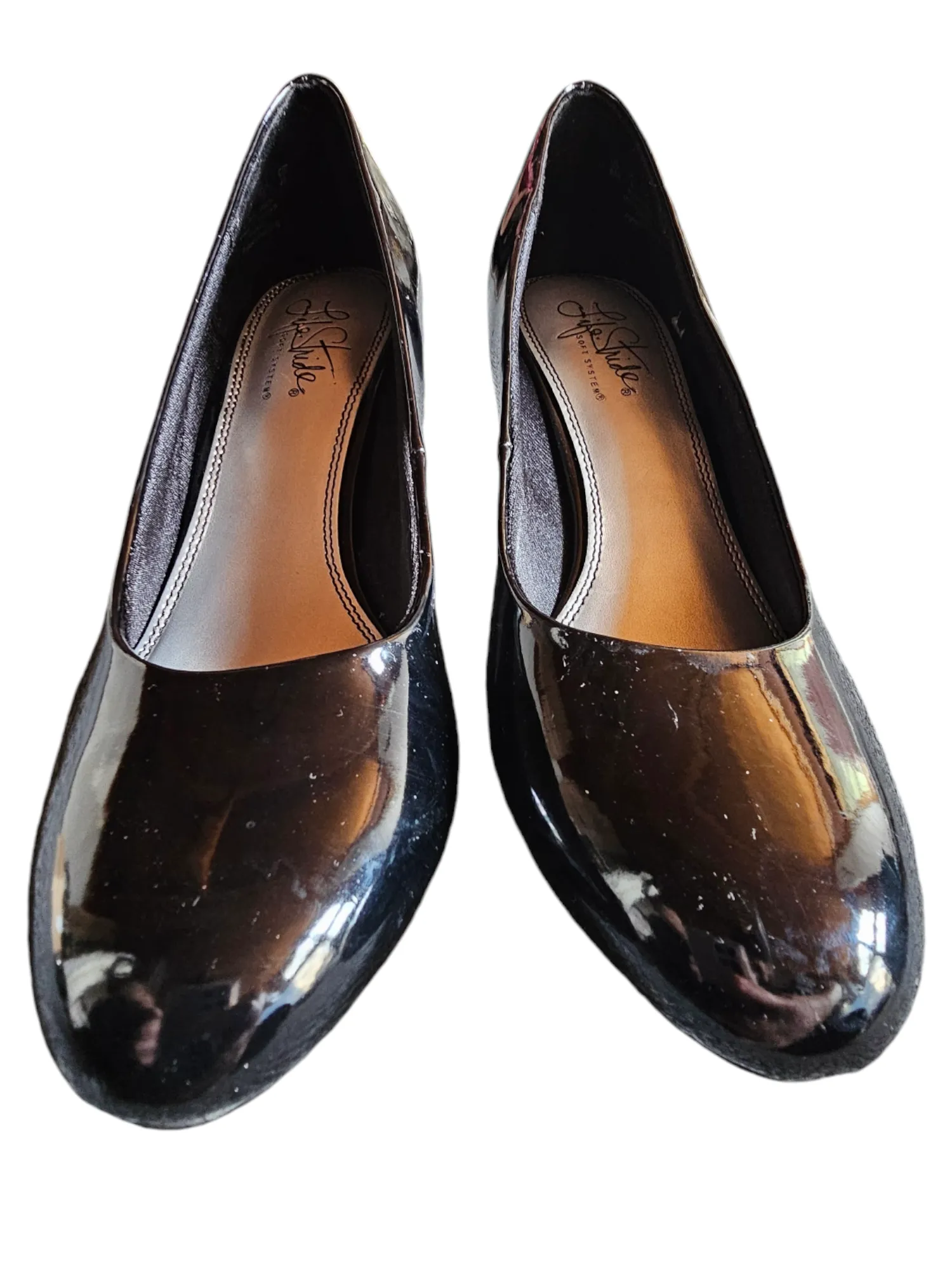 Black Patent Leather Pump - Lifestride