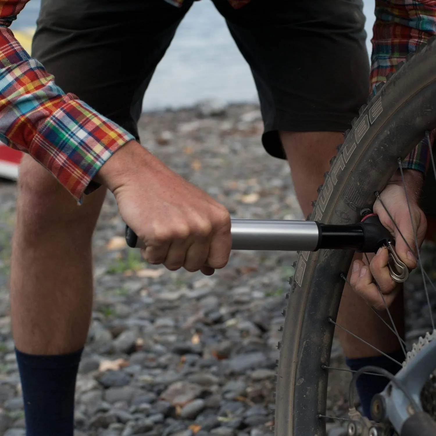 Blackburn Mammoth 2Stage Anyvalve Bike Mini-Pump
