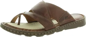 BORN Womens Solid Leather Flip-Flops