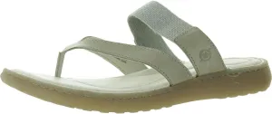 BORN Womens Stretch Leather Flip-Flops