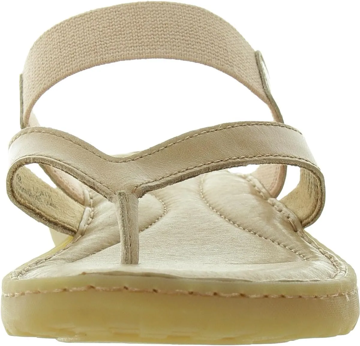 BORN Womens Stretch Leather Flip-Flops