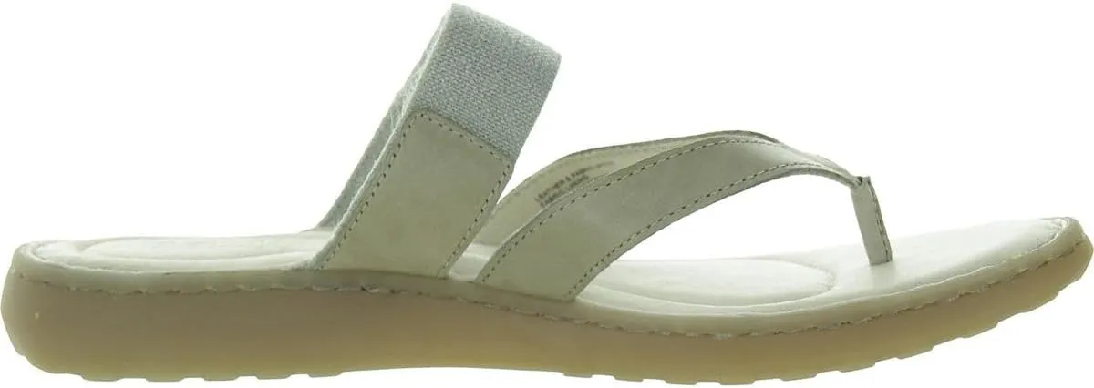 BORN Womens Stretch Leather Flip-Flops