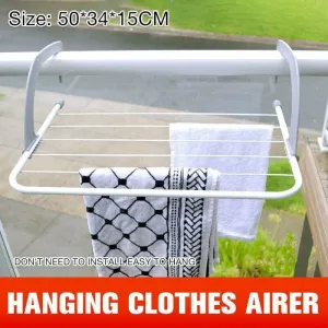 Box Sweden Airer 6 Rails Door Hanging Laundry Drying Rack Clothes Hanger Stand