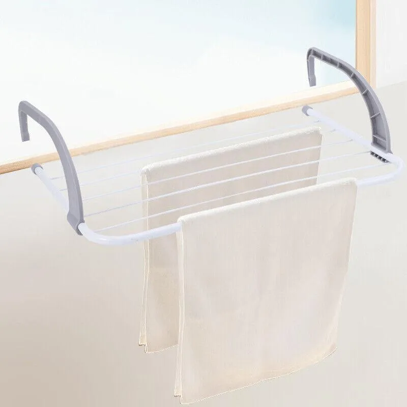Box Sweden Airer 6 Rails Door Hanging Laundry Drying Rack Clothes Hanger Stand