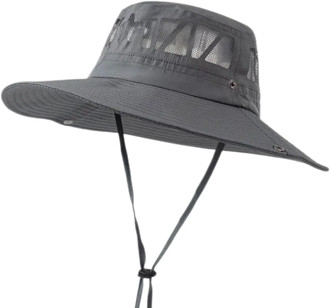 Breathable Bucket hat mesh Sun Protection Solid Color Foldable Sun hat Mountaineering Outdoor Fishing Sun hat